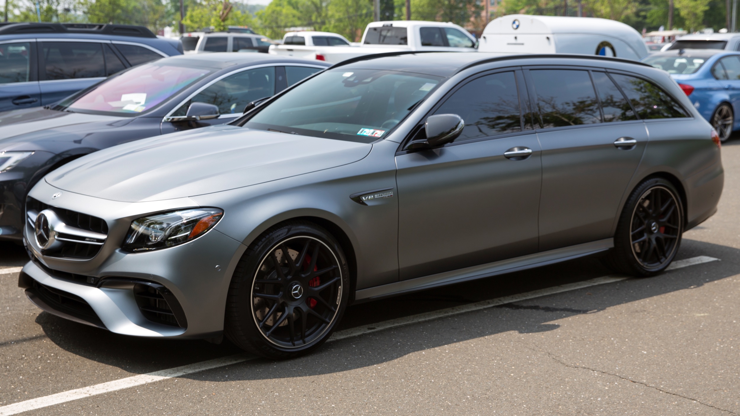 2019_Mercedes-Benz_E-Class_E_63_AMG_S_4MATIC_Wagon,_front_left.jpg